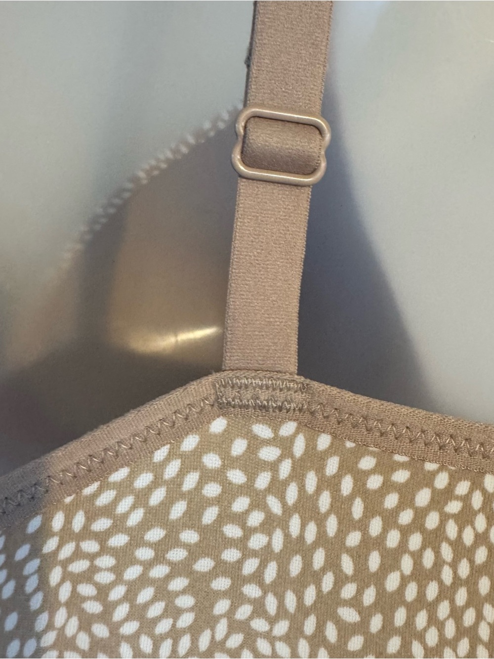NWT  Warner's Neutral Beige Printed *ELEMENTS of BLISS* T-Shirt Bra  36B  #2 - Picture 5 of 10